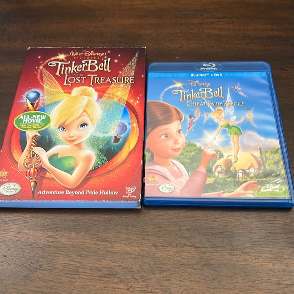 Disney Tinker Bell scad movies set of 2